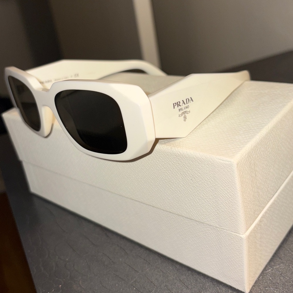 Prada symbole geometric-frame sunglasses